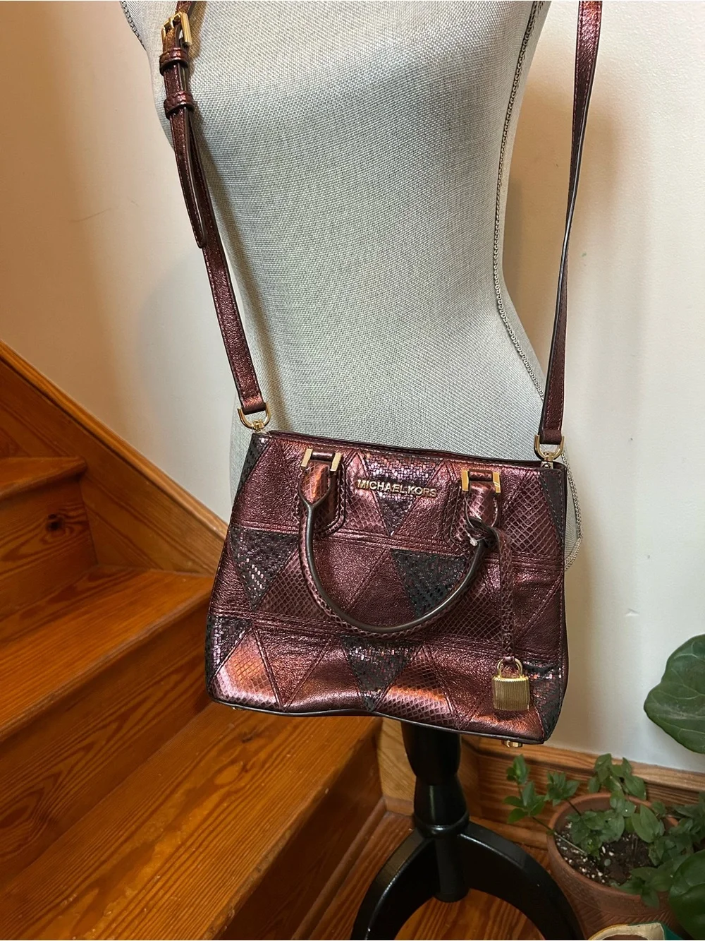 Michael Kors compact satchel